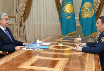 Kazakh minister of Internal Affairs reported to President on criminal situation in country