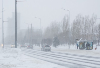 Елордада қатты аяз және көктайғақ