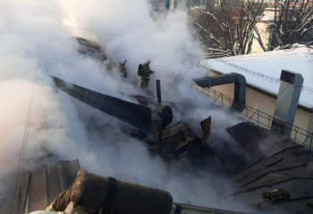 Пожар в Алматы: эвакуировано 60 человек