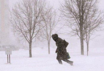 13 қаңтарда елдің солтүстігі мен шығысында қар жауып, боран соғады