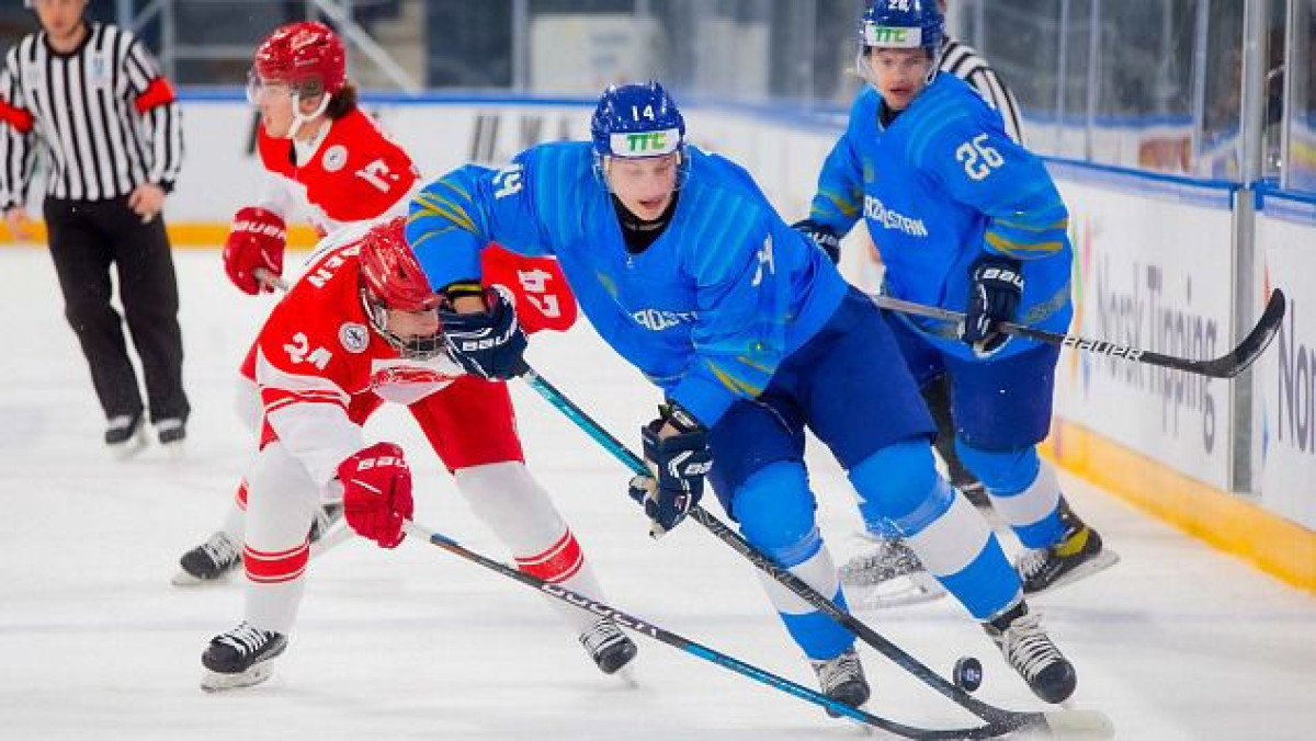 Сборная Казахстана по хоккею одержала разгромную победу на Универсиаде-2023