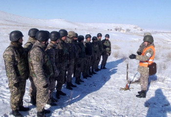 Саперлер кәсіби шеберлігін жетілдіруде