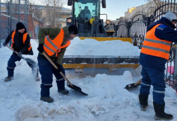 Елордадан  екі млн текше метрден астам қар шығарылды