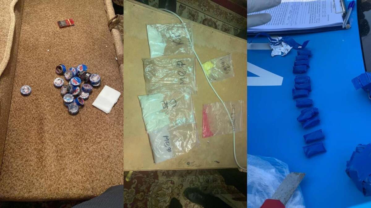 165 свертков "синтетики" обнаружили у задержанного в Кызылорде