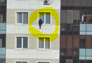 Парень хотел выпрыгнуть с 15-го этажа в Астане