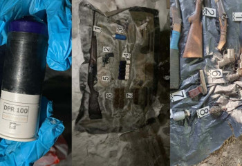 Жамбыл облысында қару-жарақ сақталған орын табылды