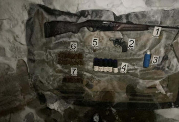 На территории мавзолея Тектурмас обнаружен крупный схрон с оружием