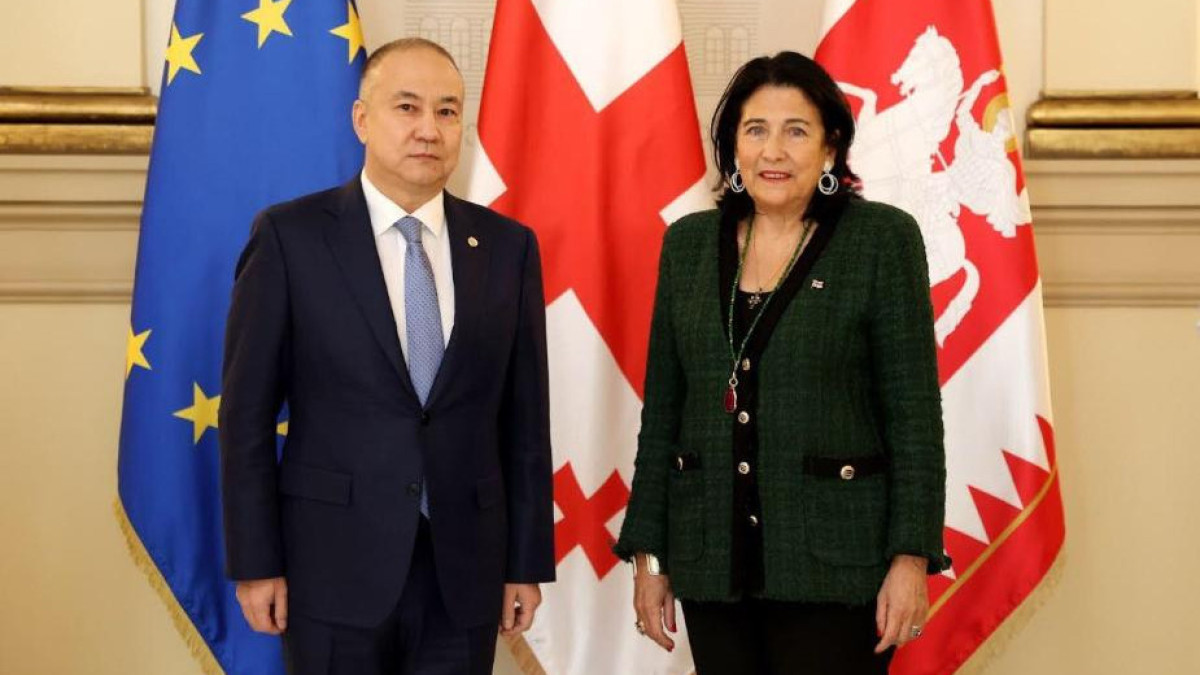 Ambassador of Kazakhstan presents credentials to President of Georgia