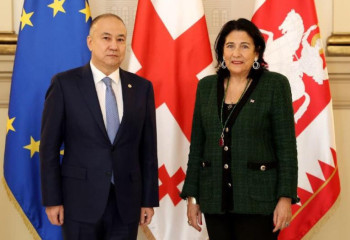 Ambassador of Kazakhstan presents credentials to President of Georgia