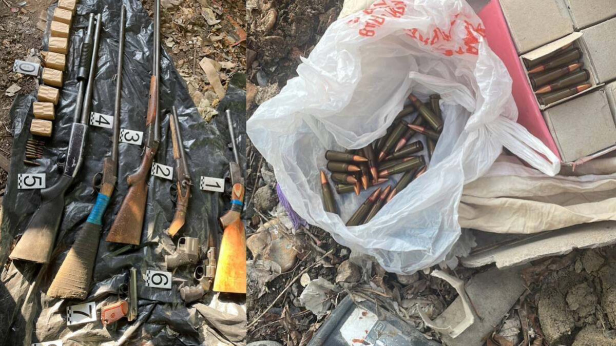 18 единиц оружия и более 900 боеприпасов обнаружили в Жамбылской области