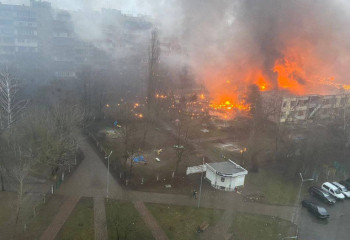 В Киевской области разбился вертолет с главой МВД Украины