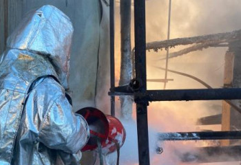 Атырауда кәсіпорында өрт шықты