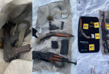 Талдықорғанда атыс қаруы мен оқ-дәрілер жасырылған орын табылды