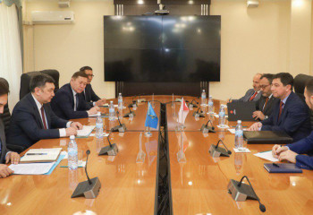 Министр информации встретился с Чрезвычайным и Полномочным Послом Турции в Казахстане