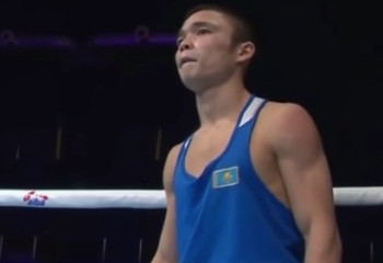 Талгат Сырымбетов побывал в нокдауне и выиграл медаль чемпионата Азии 2023 по боксу
