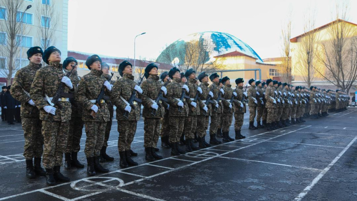 Более ста новобранцев пополнили ряды военной полиции Казахстана