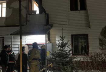 В Караганде от взрыва газового баллона пострадали два человека