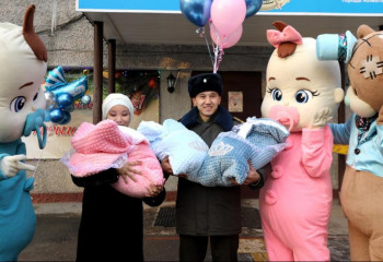 Алматыда үшем дүниеге келді