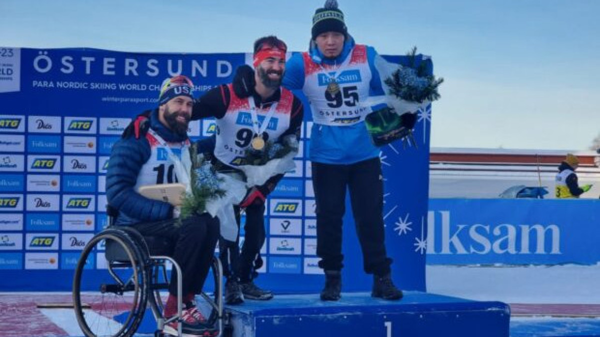 Пара лыжник из Казахстана взял бронзу на чемпионате мира