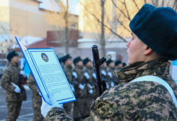 Әскери полиция органдарының қатары жүзден аса сарбазбен толықты