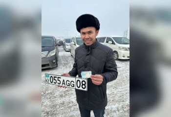 Шетелдік көлікті заңдастыру науқаны аясында алғашқы көлік Алматыда тіркелді