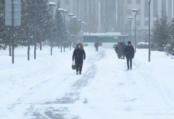 Метель и усиление ветра прогнозируют синоптики в нескольких регионах Казахстана