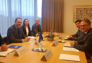 Роман Василенко встретился в Брюсселе с представителями институтов ЕС