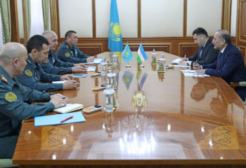 В Минобороны состоялась встреча с послом Узбекистана