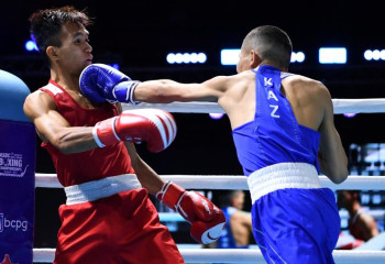 Выступление казахстанских боксеров на чемпионате Азии до 22 лет