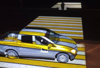 Екі облыста заманауи жаяу жүргіншілер жолақтары орнатылды