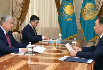 Президент «Қазақстан темір жолы» ҰК» АҚ басқарма төрағасын қабылдады