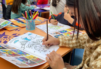 Елордада «Қазақстанды бірге салайық» бояу кітапшасының тұсаукесері өтті