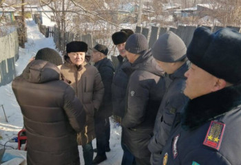 Нұрсағатов Семей қаласының су шаю қаупі бар аудандарын аралады