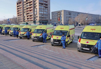 Ұлытау облысының жедел жәрдем қызметі жаңа көліктермен толықты