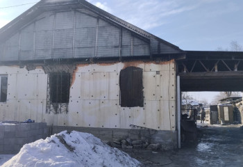 Әскерилер Үштөбе тұрғындарын өрттен құтқарды