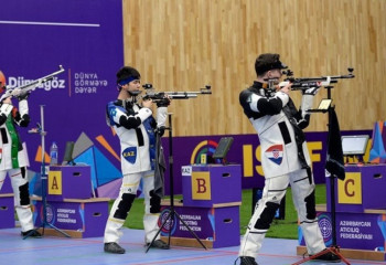 Kazakh team in bullet shooting wins silver at World Cup stage