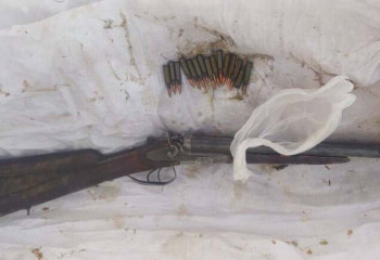 В Таразе в схроне обнаружен пистолет похищенный во время январских событий