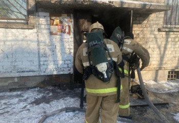 В области Абай произошло возгорание в четырехэтажном доме