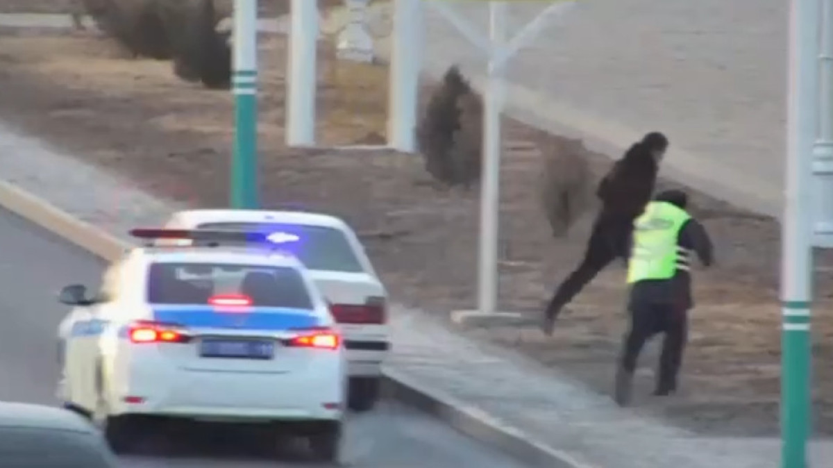 Пьяный водитель BMW устроил погоню с полицией в Кызылорде