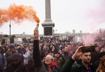 Крупнейшая за 10 лет забастовка проходит в Лондоне
