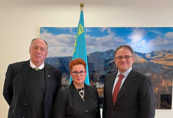 Delegation of Austrian FM visits  Kazakhstan