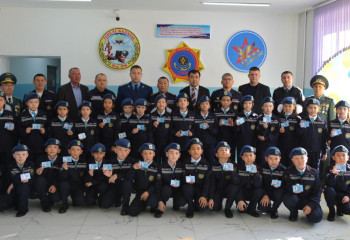 В Текели открылся кадетский класс юных спасателей