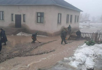 Түркістан облысында бірнеше ауданды су басты