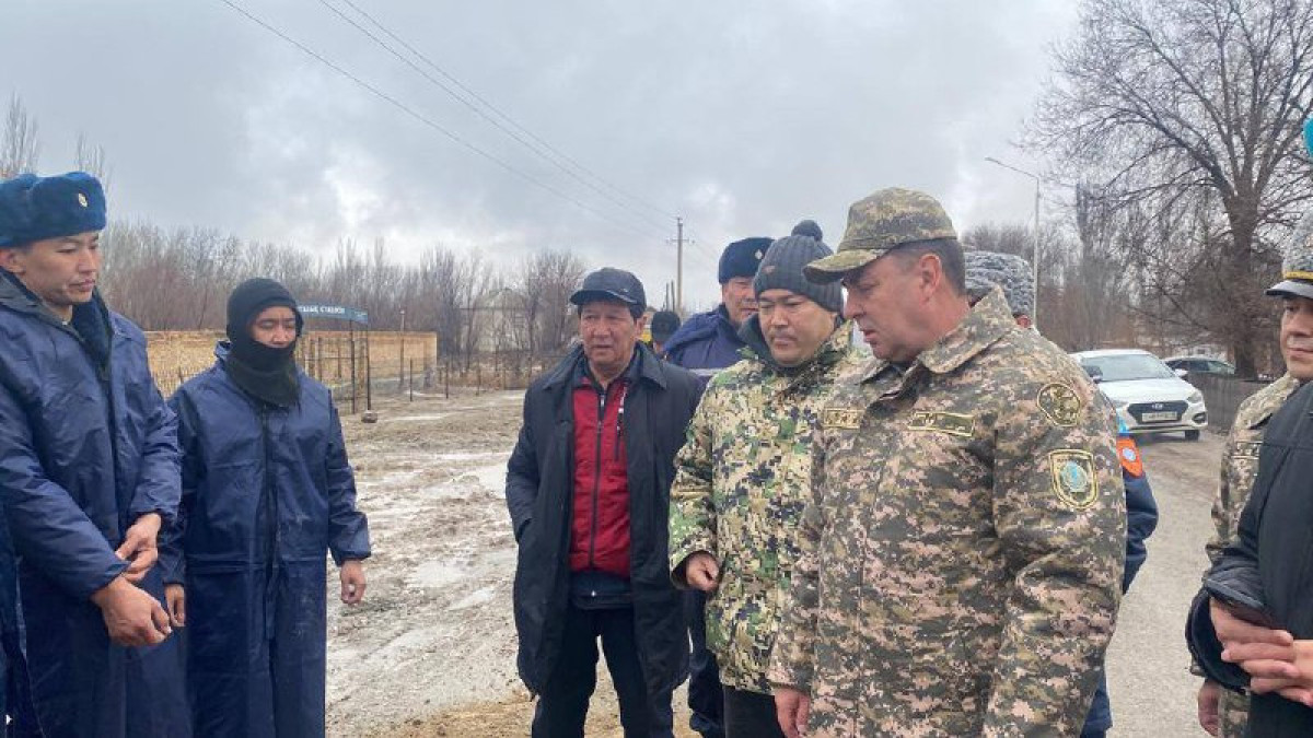 Юрий Ильин прибыл в районы подтоплений в Туркестанской области