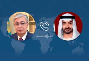 Presidents of Kazakhstan, UAE talk over phone