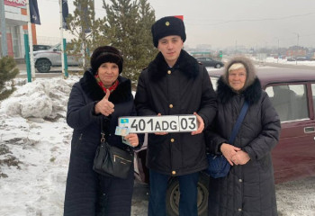 83-летняя жительница Кокшетау легализовала свое авто