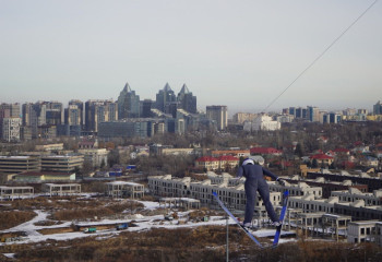 В Алматы завершились соревнования по прыжкам на лыжах
