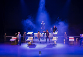 «Астана» концерт залында ерекше театр актерлерінің қойылымы өтті