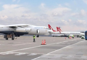 Қазақстандық құтқарушылар мінген ұшақ Түркияның Газиантеп қаласына қонды