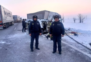 Мать и двое детей погибли в ДТП в Костанайской области
